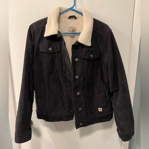 Carhartt women's corduroy sherpa lined jacket